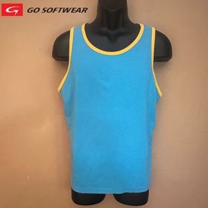 Go Softwear Tank Top Large Cotton Gently worn 20-27" armpit to armpit seams